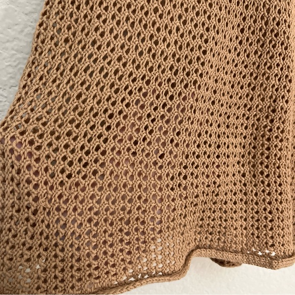 Camila Coelho Tan Swim Coverup Sao Paolo Adjustable Wrap Skirt Revolve Beachy XS - Picture 9 of 13